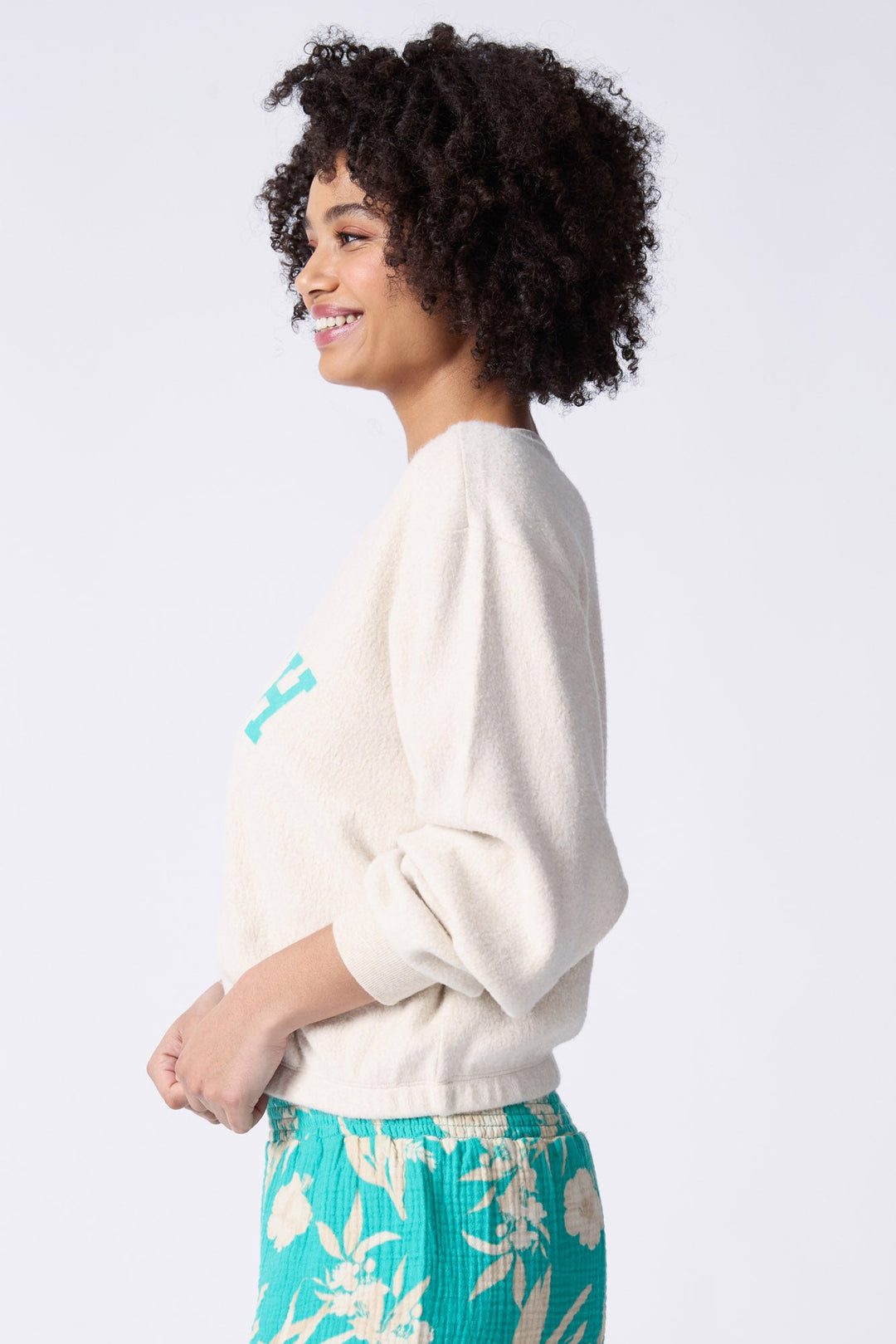 TAHITIAN TROPICS LONG SLEEVE TOP