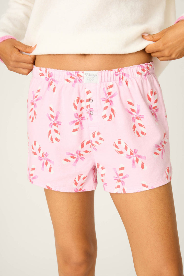 SWEETER THAN SUGAR FLANNEL SHORTS