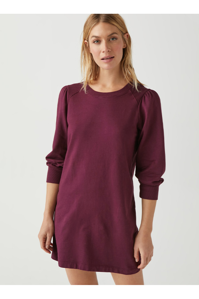 Veronica Pizzo puff-sleeve dress