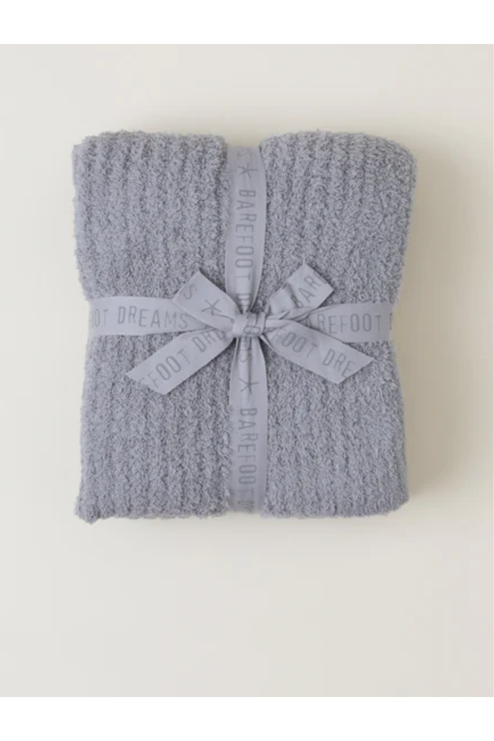 COZYCHIC RIBBED THROW | DOVE GRAY