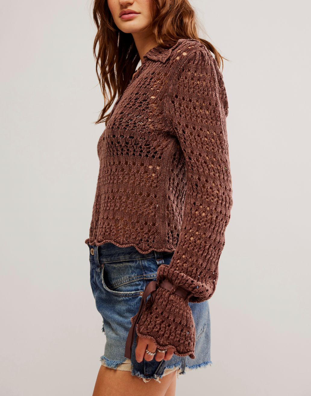 POINTELLE PULLOVER