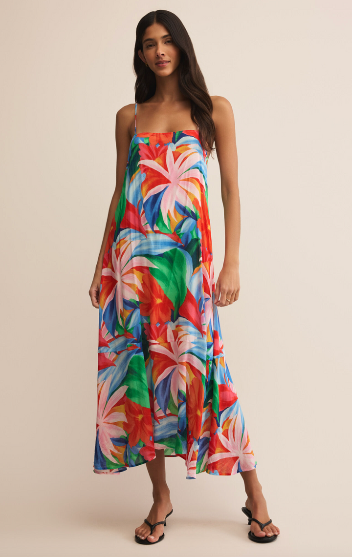 COSTA VILLA FLORAL MAXI DRESS