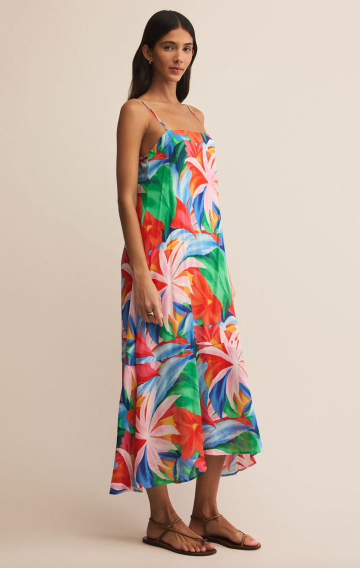 COSTA VILLA FLORAL MAXI DRESS