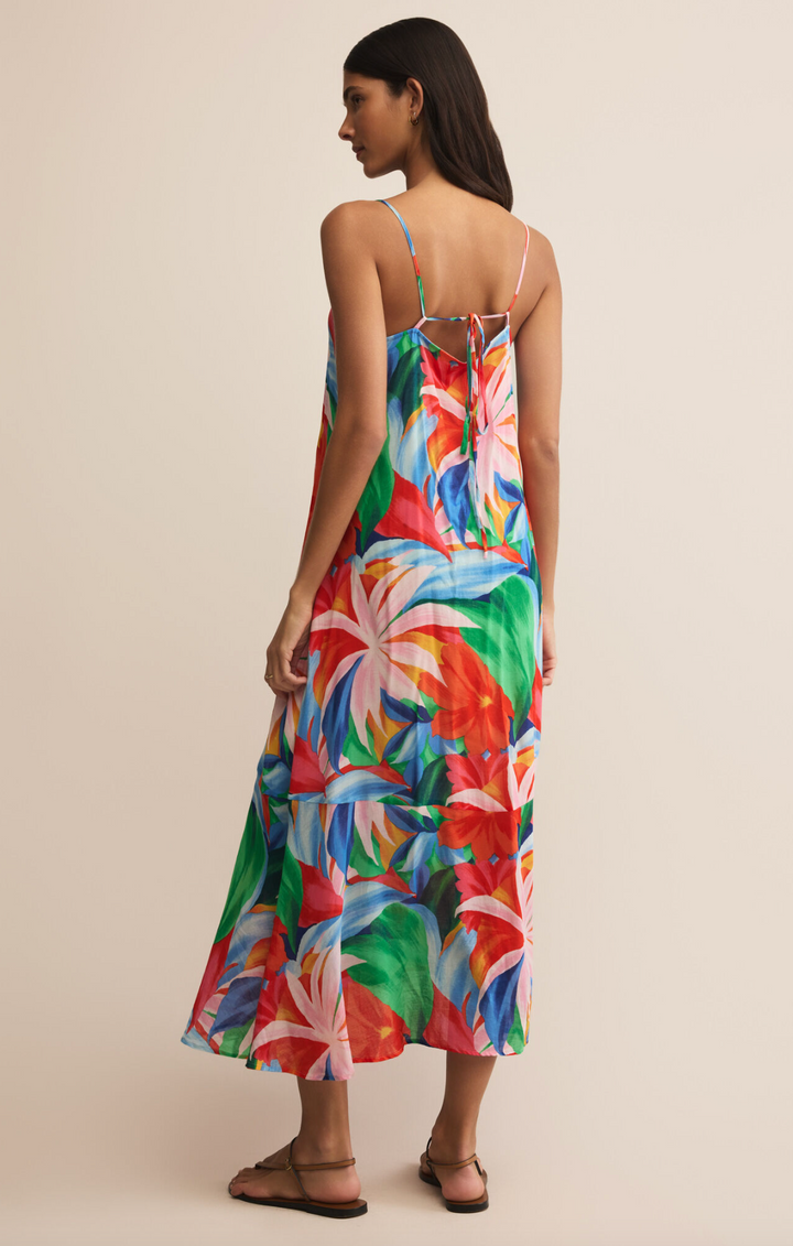 COSTA VILLA FLORAL MAXI DRESS