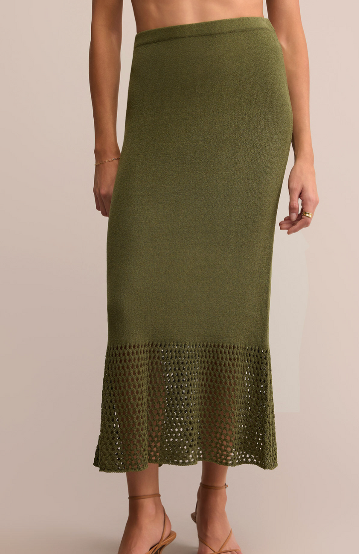 HAVEN SWEATER KNIT MIDI SKIRT