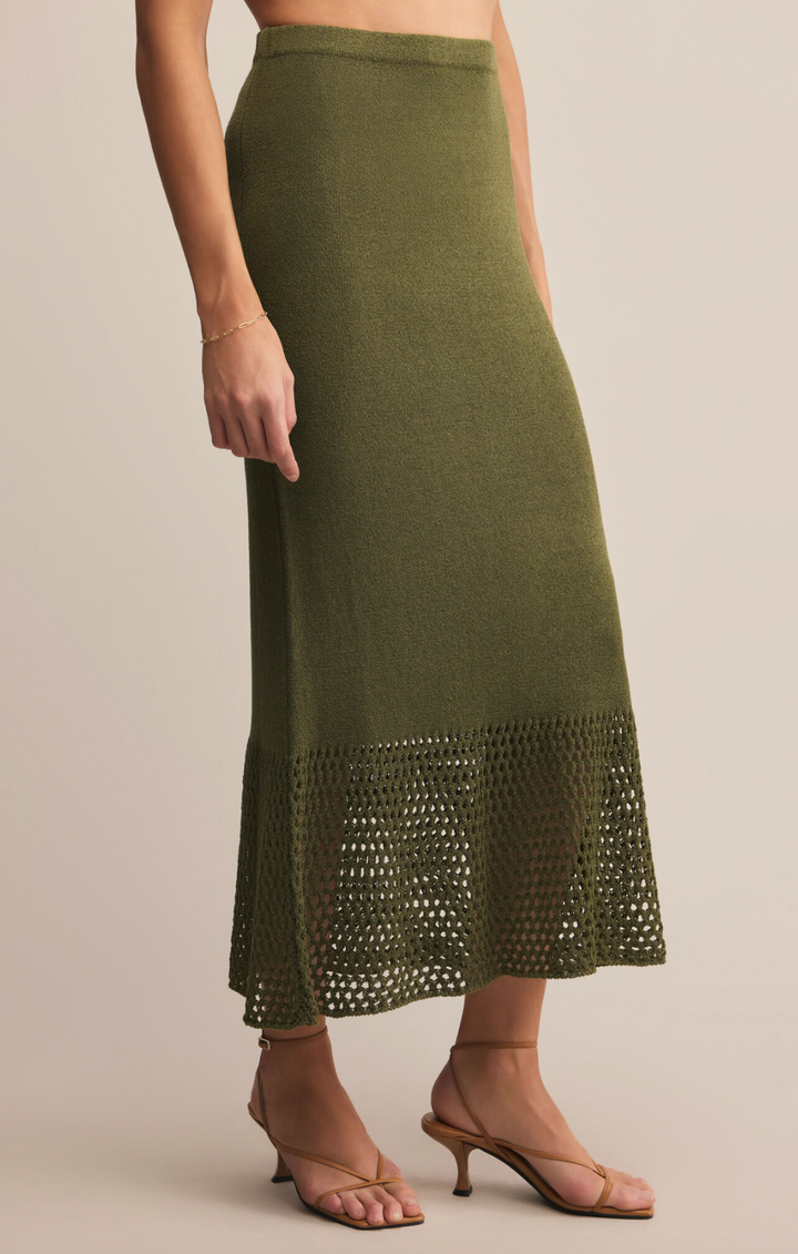 HAVEN SWEATER KNIT MIDI SKIRT