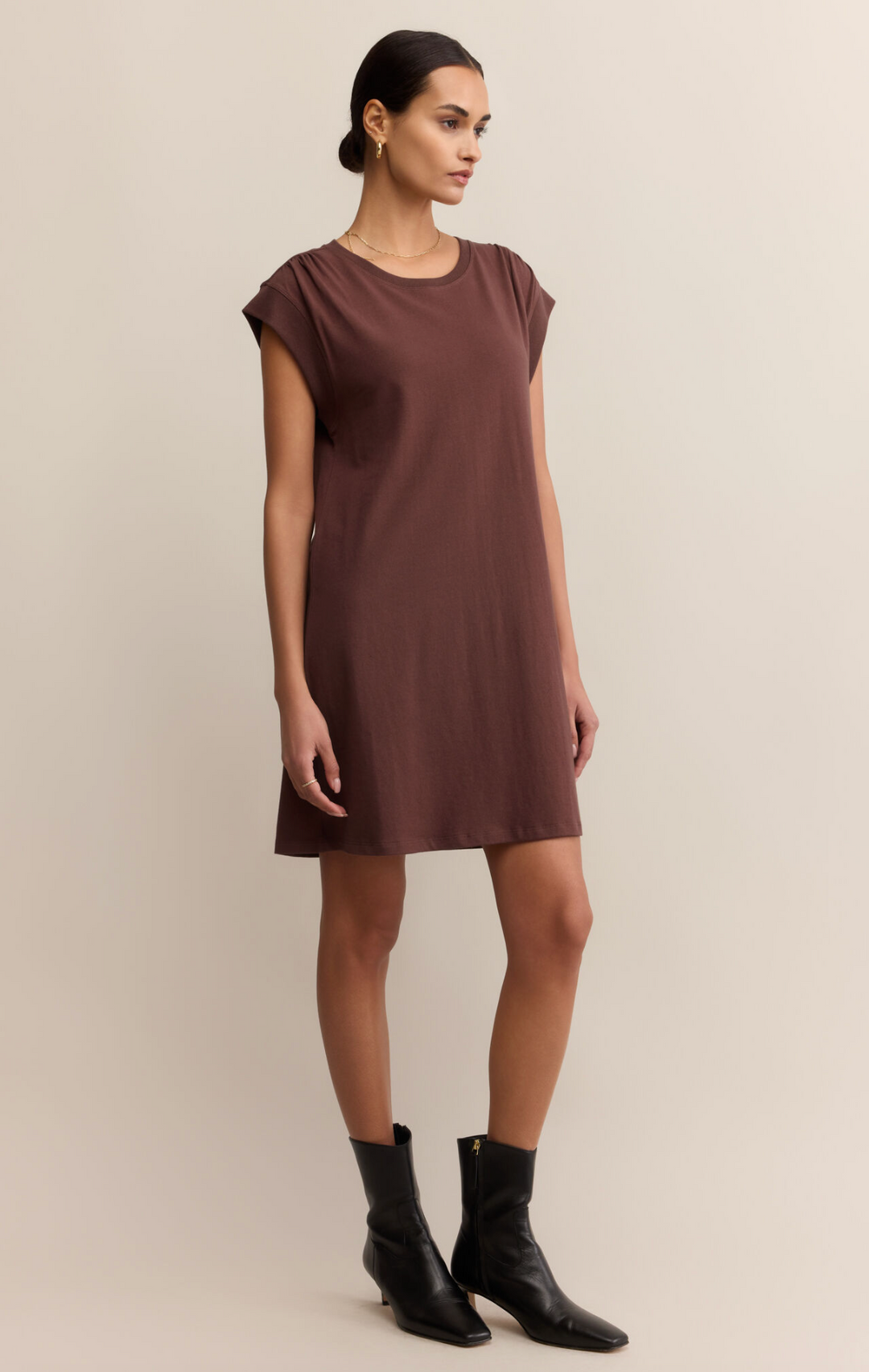 ROUTINE SHIFT MINI DRESS