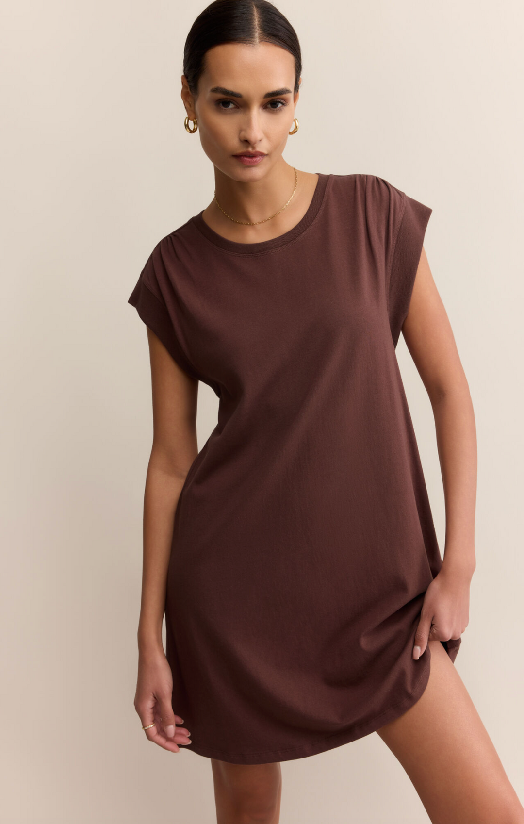 ROUTINE SHIFT MINI DRESS