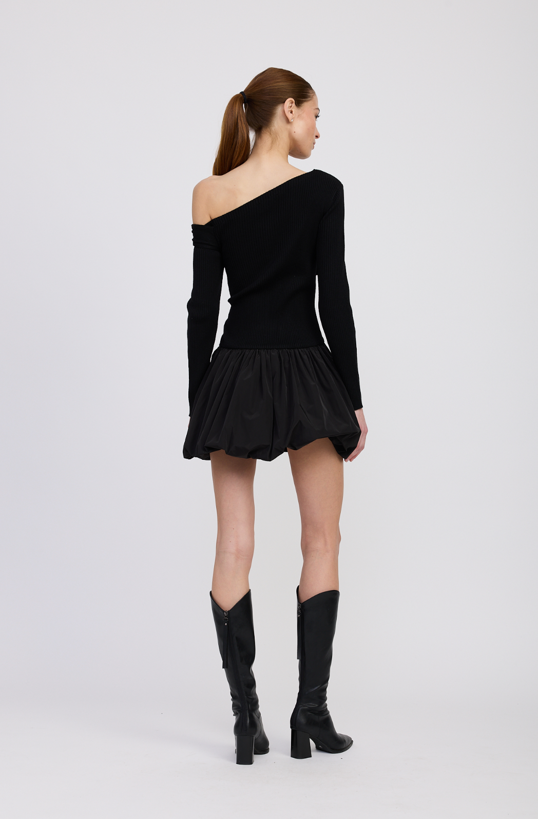 ROMILLA MIXED MEDIA MINI DRESS