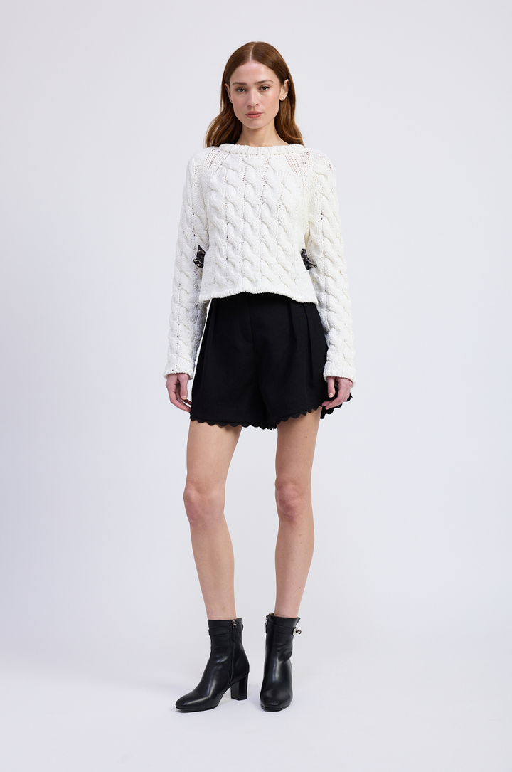 BRIDGET BOW SWEATER
