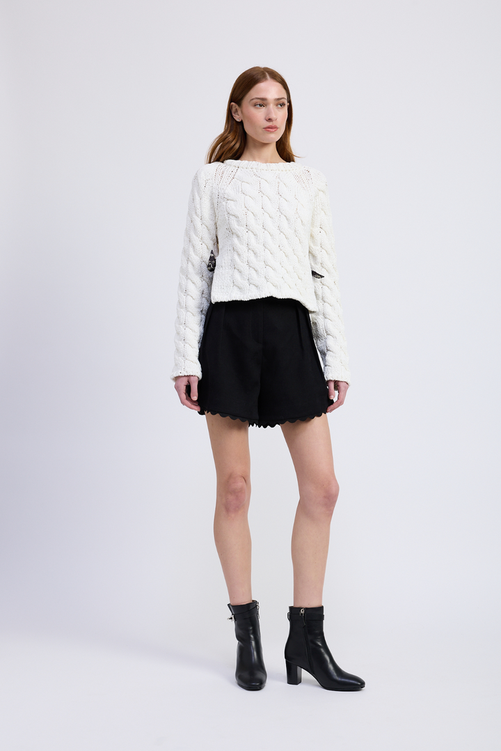 BRIDGET BOW SWEATER