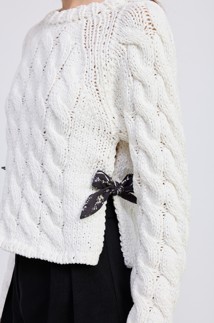 BRIDGET BOW SWEATER