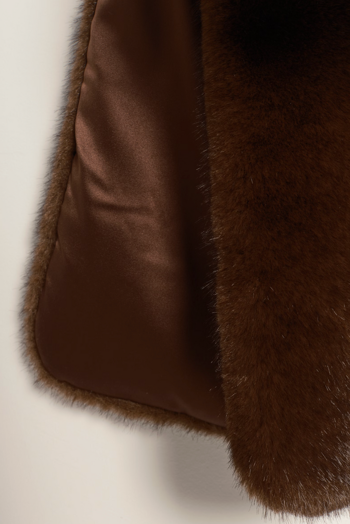 SNOW ANGEL FAUX FUR SCARF