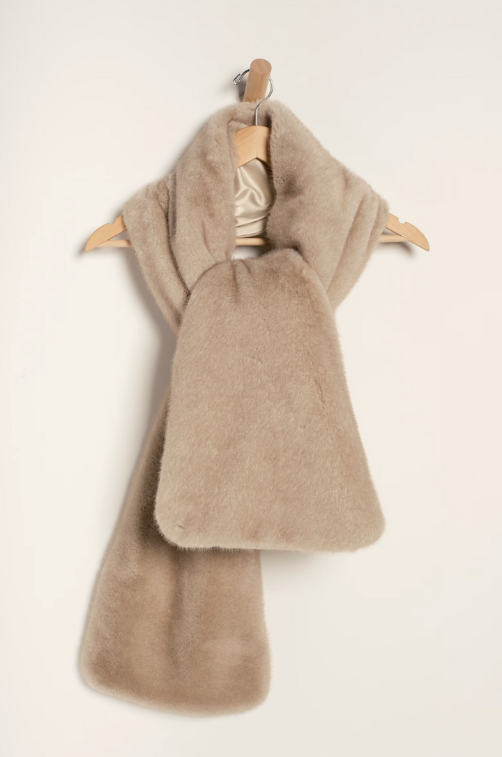 SNOW ANGEL FAUX FUR SCARF