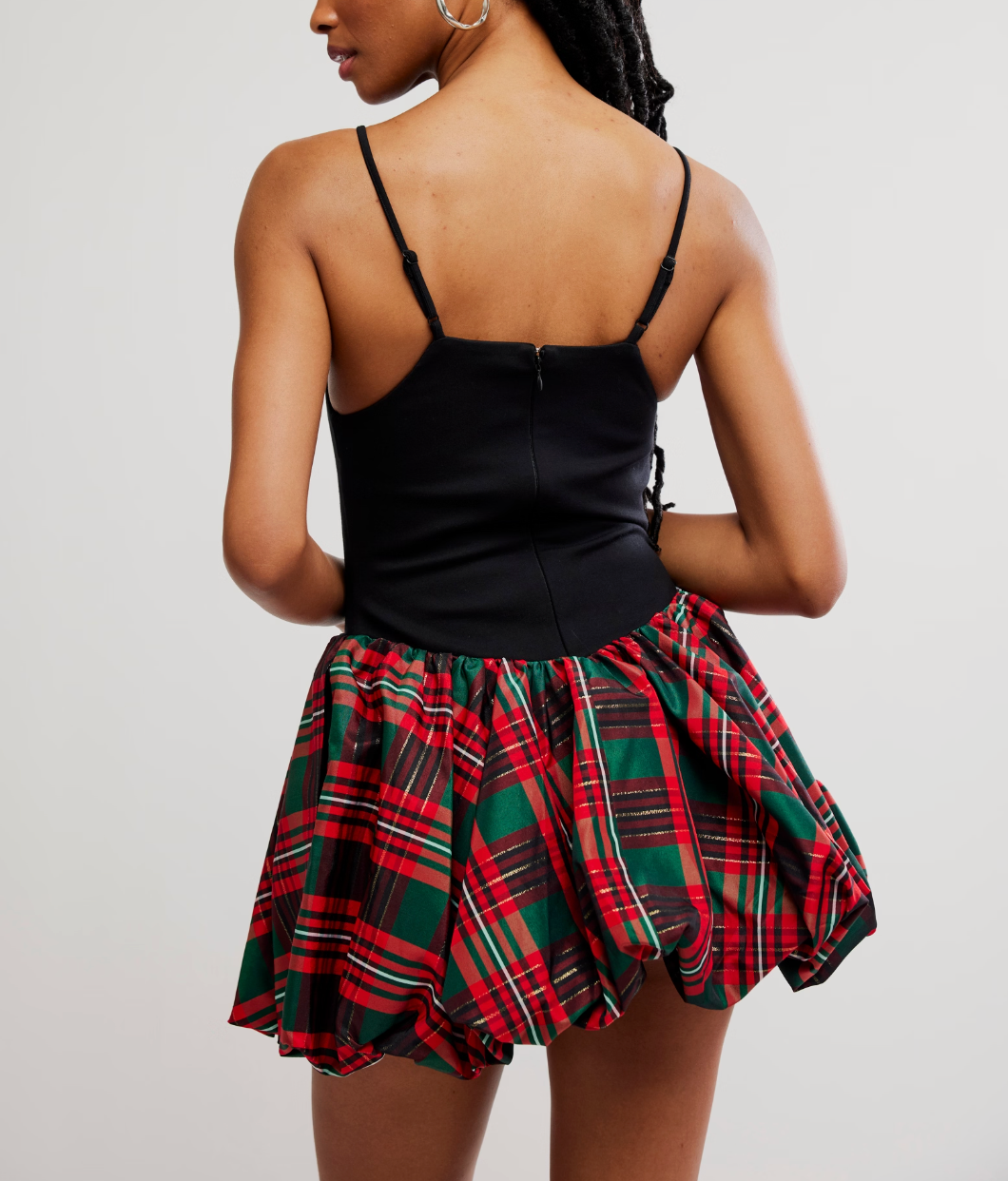 TINSEL KISS PLAID MINI