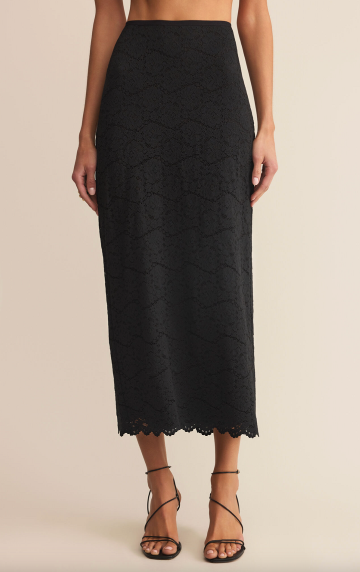 VIA LACE MIDI SKIRT