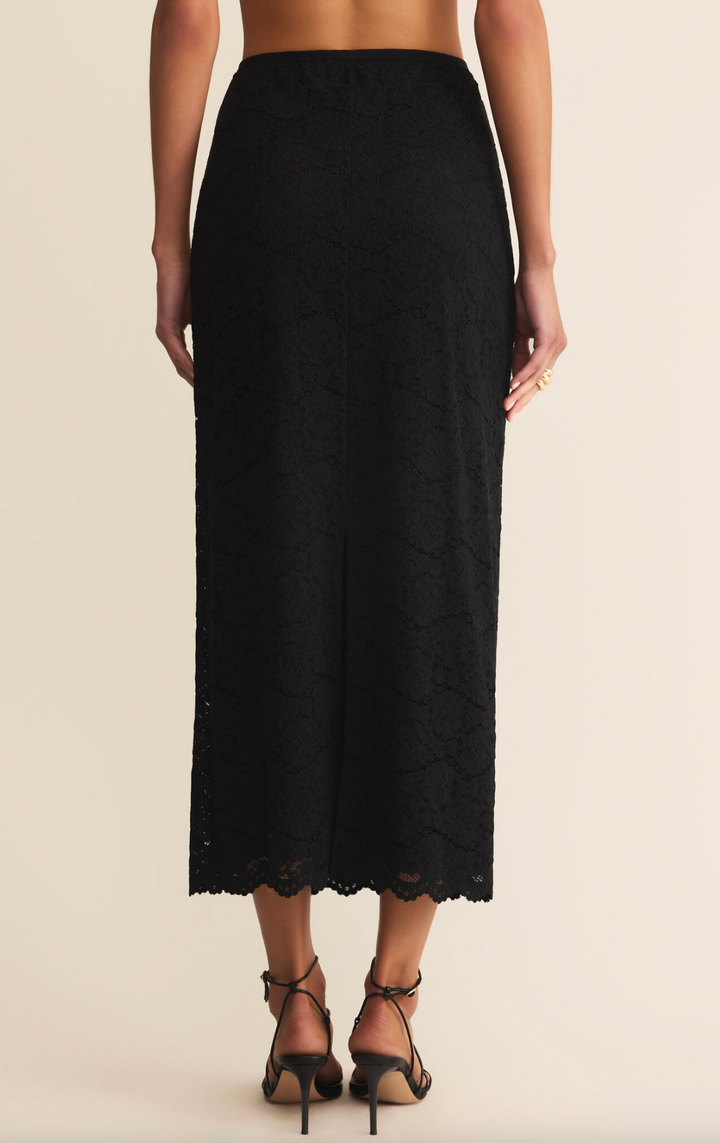 VIA LACE MIDI SKIRT