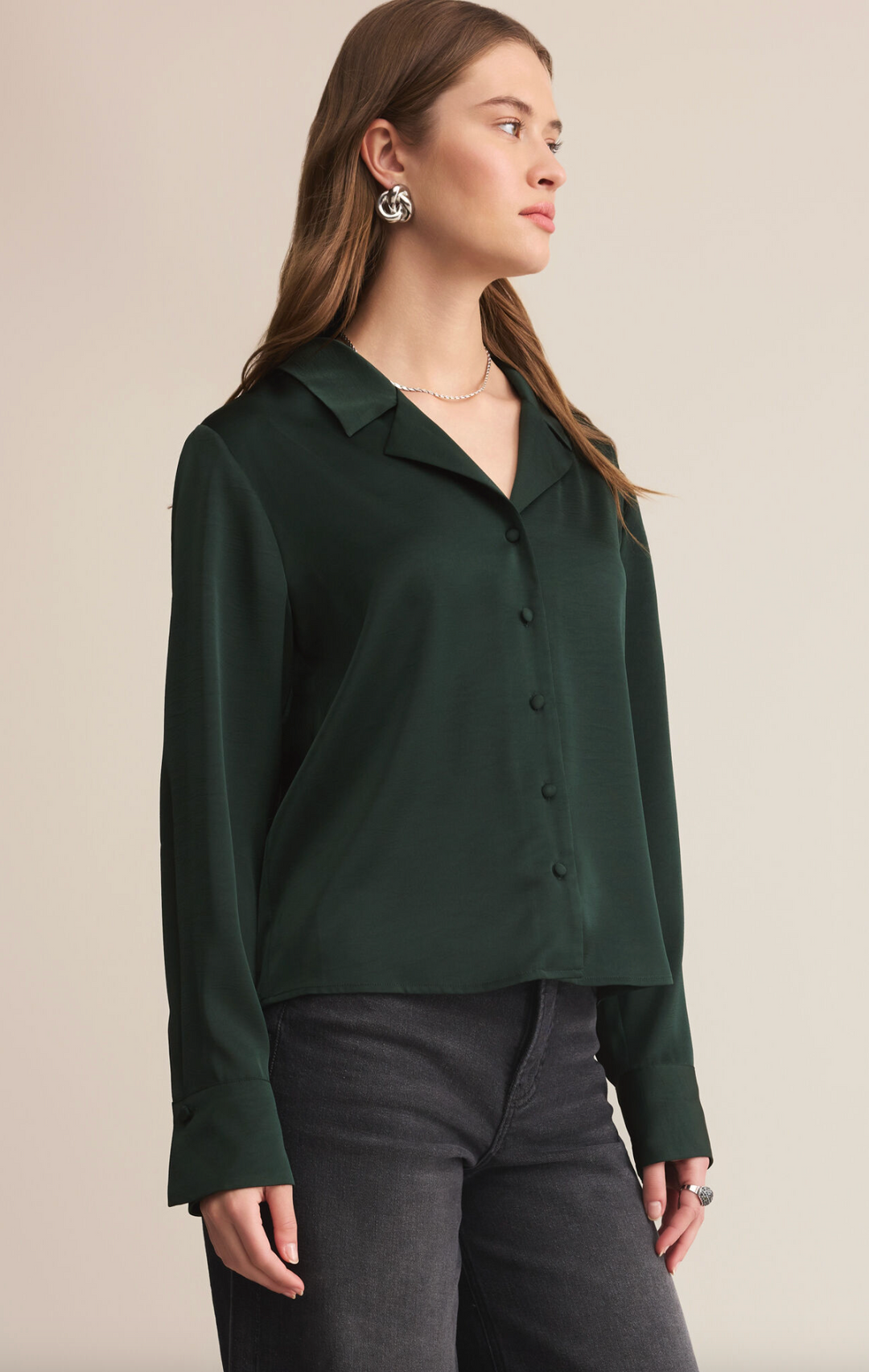 ANA SATIN BLOUSE