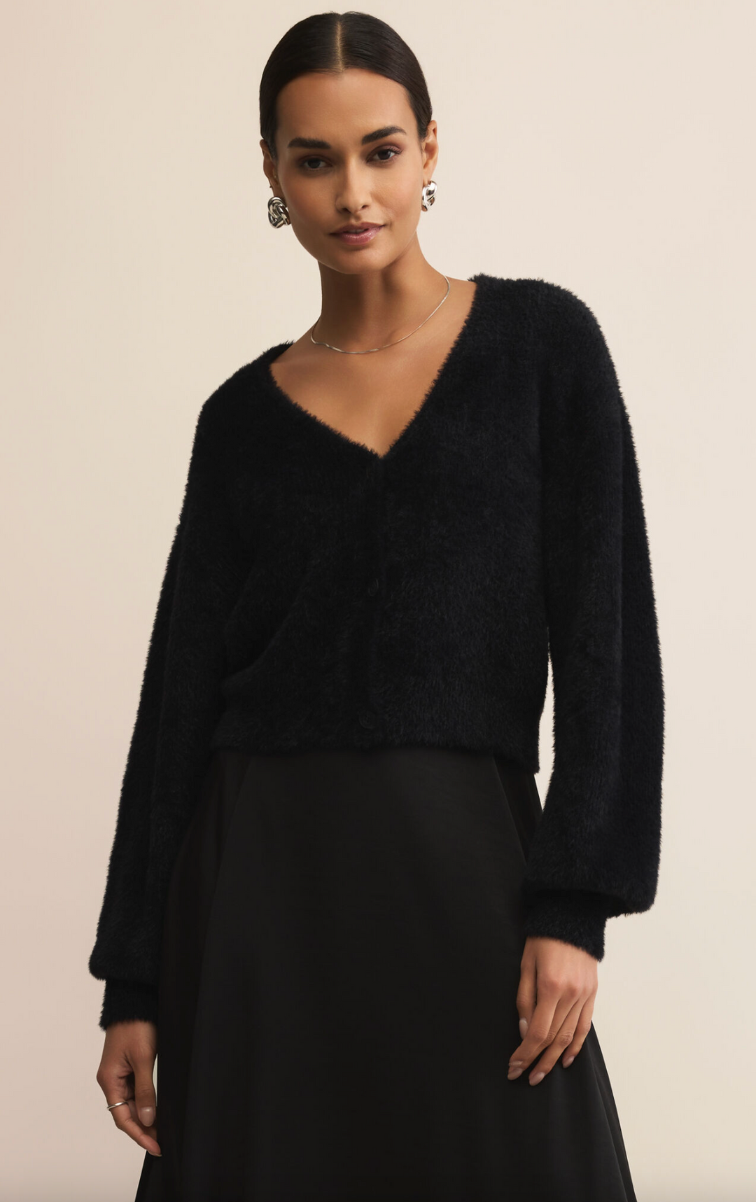 SADIRA FLUFFY CARDIGAN