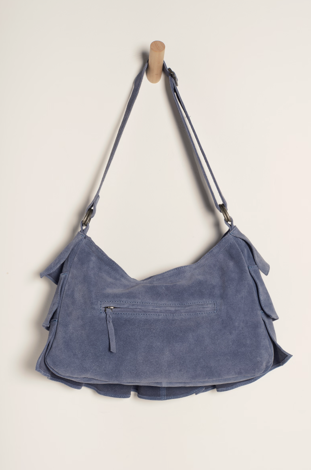 RAE RUFFLE SHOULDER BAG