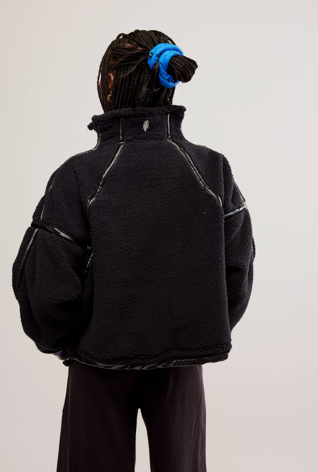 MOUNTAIN HIGH 1/2 ZIP | BLACK SHINE