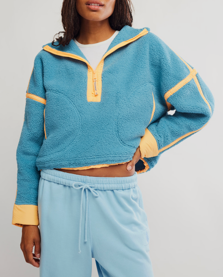 MOUNTAIN HIGH 1/2 ZIP | CELESTIAL