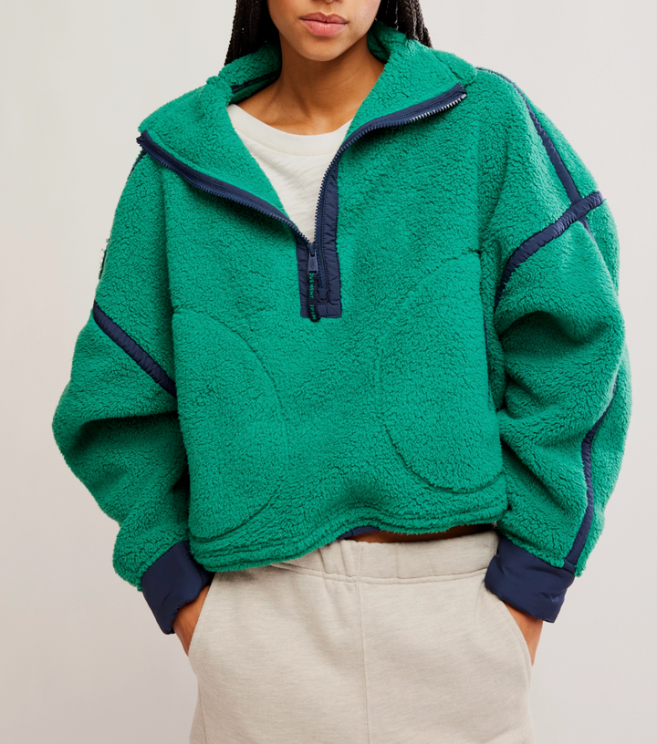 MOUNTAIN HIGH 1/2 ZIP | GREEN GLOW