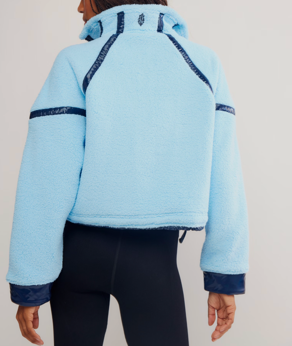 MOUNTAIN HIGH 1/2 ZIP | BLUE SHINE