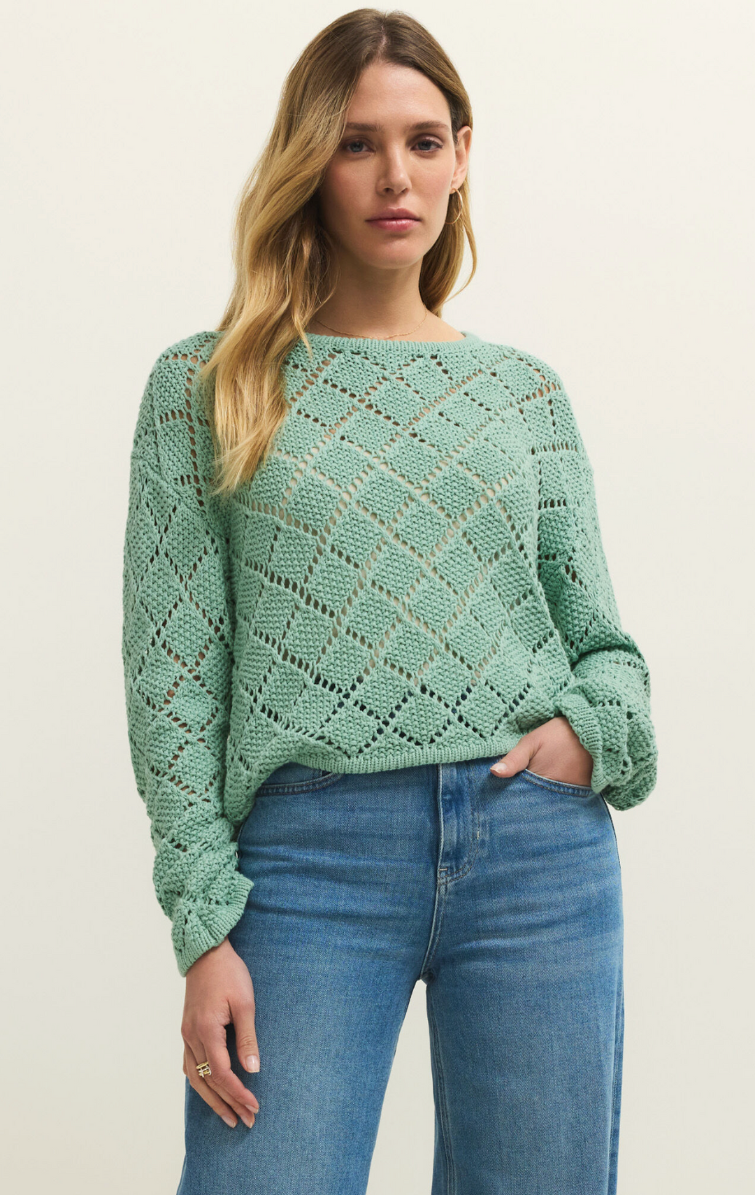 HULLEN CROCHET SWEATER