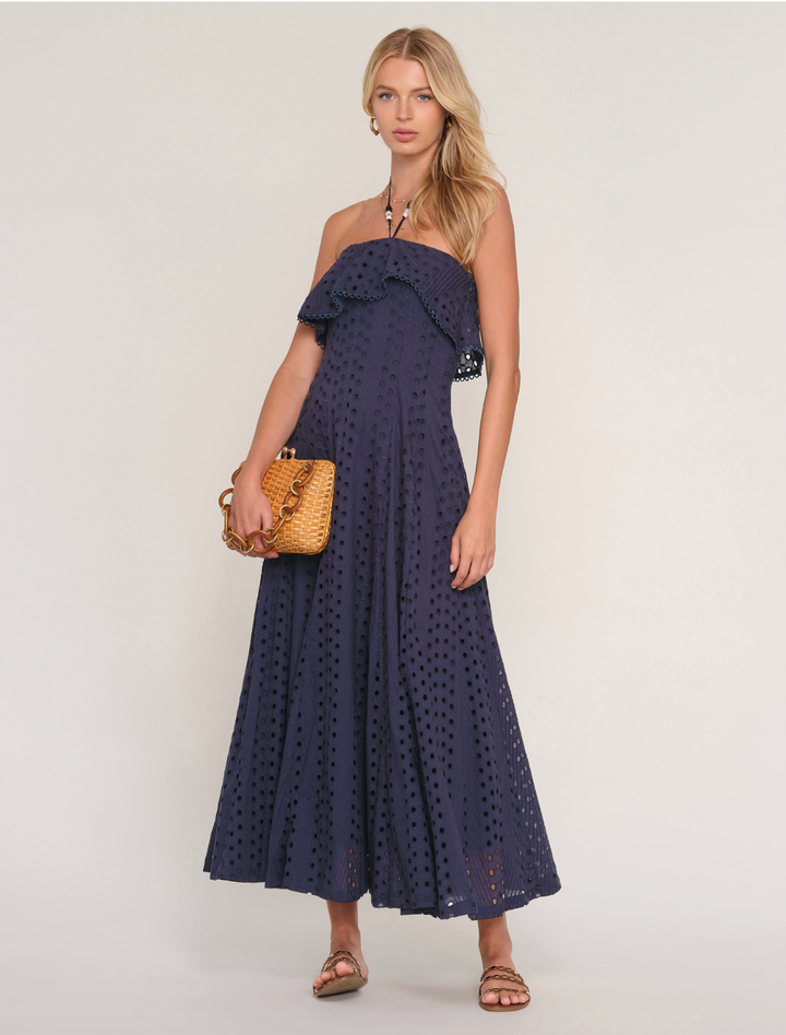 FELI EYELET MAXI DRESS