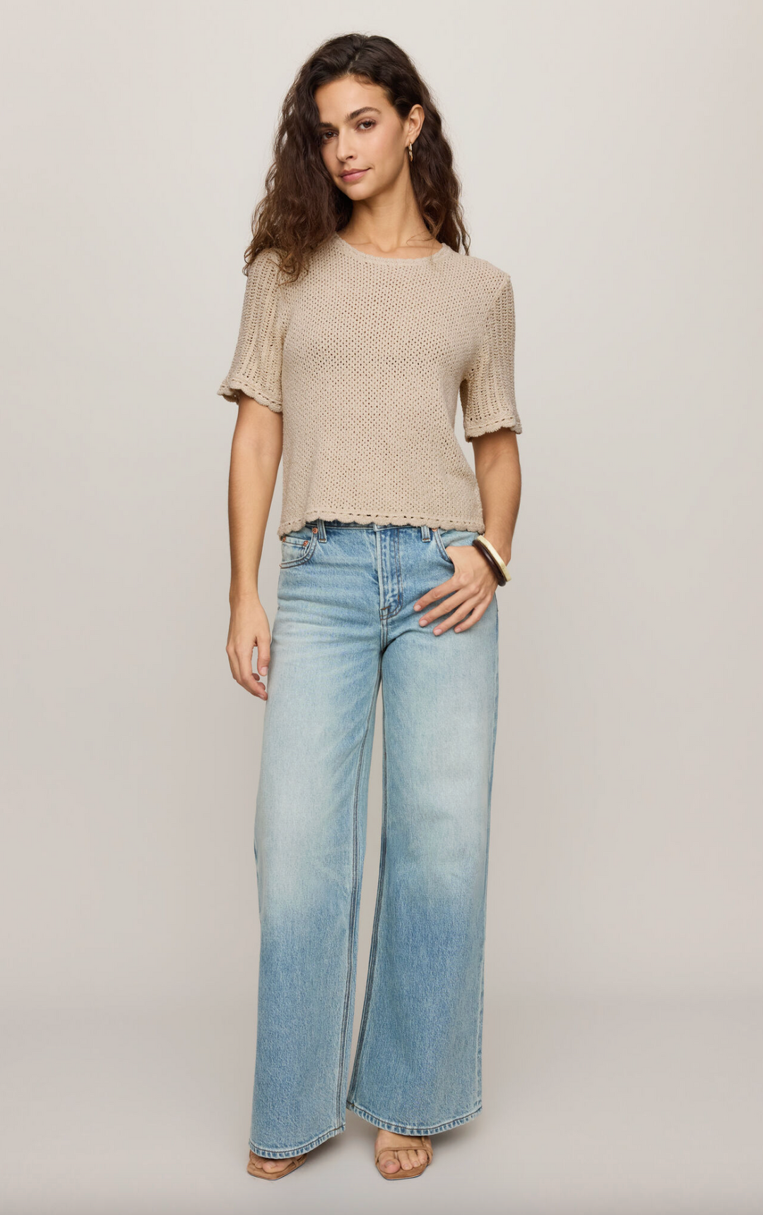 SOLANO CROCHET SWEATER
