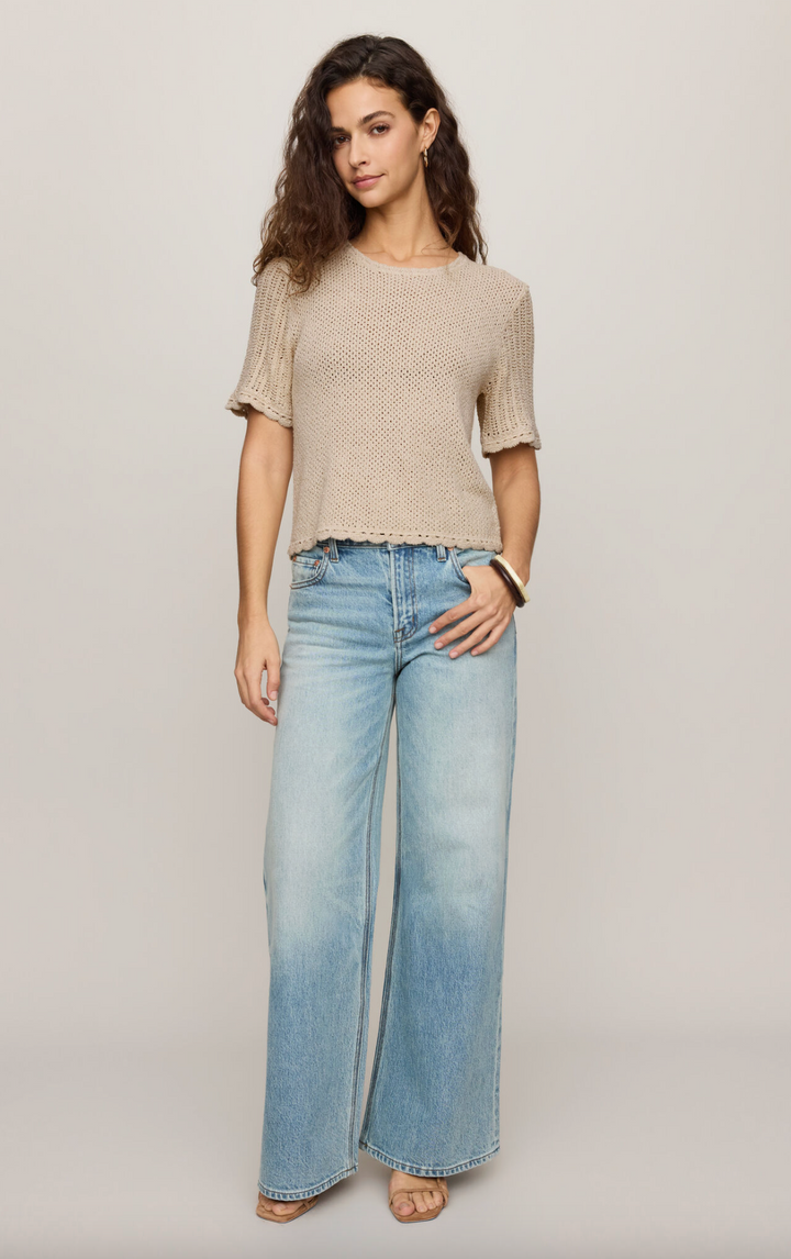 SOLANO CROCHET SWEATER