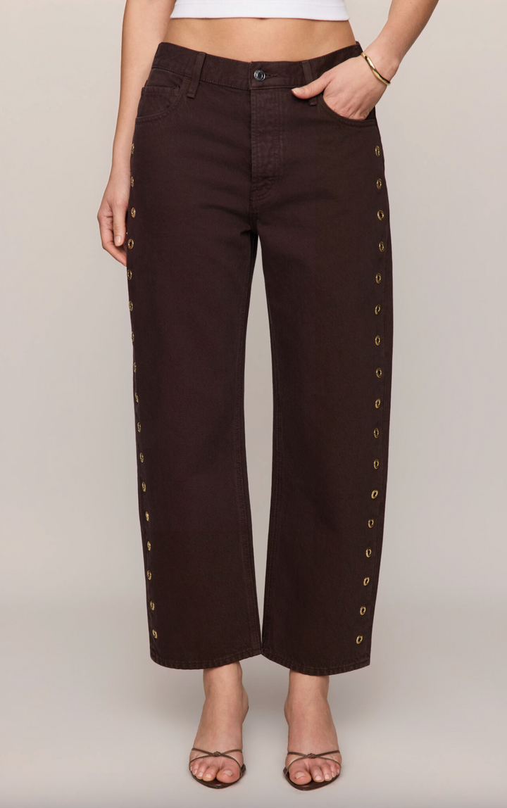 OFF DUTY BOWED ANKLE JEAN