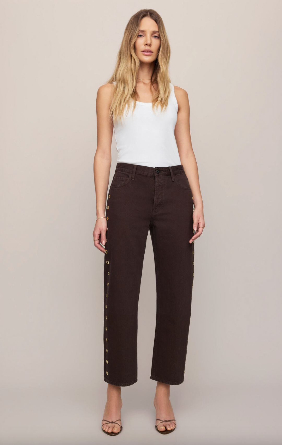 OFF DUTY BOWED ANKLE JEAN