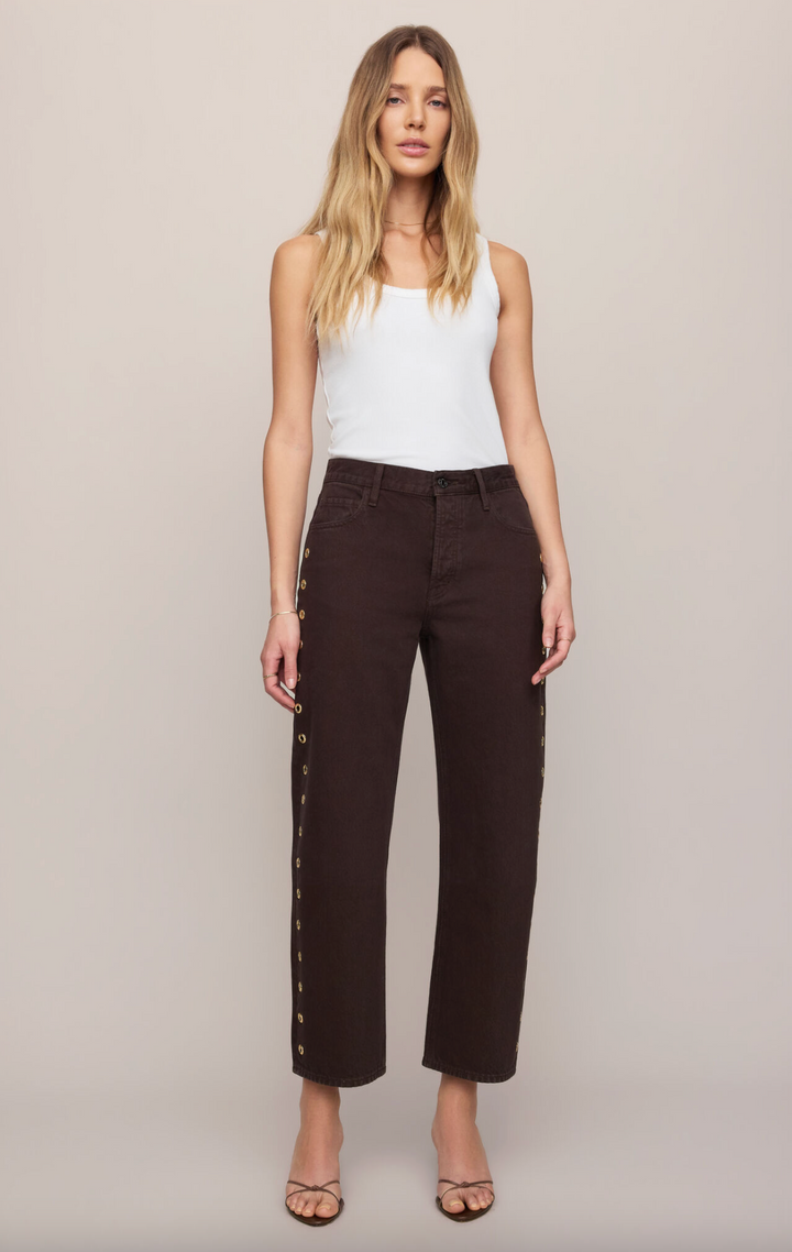 OFF DUTY BOWED ANKLE JEAN