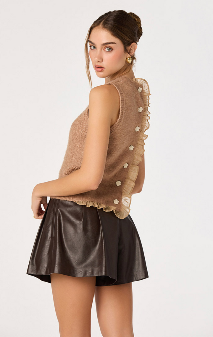 PERNILLE CABLE KNIT SWEATER TANK