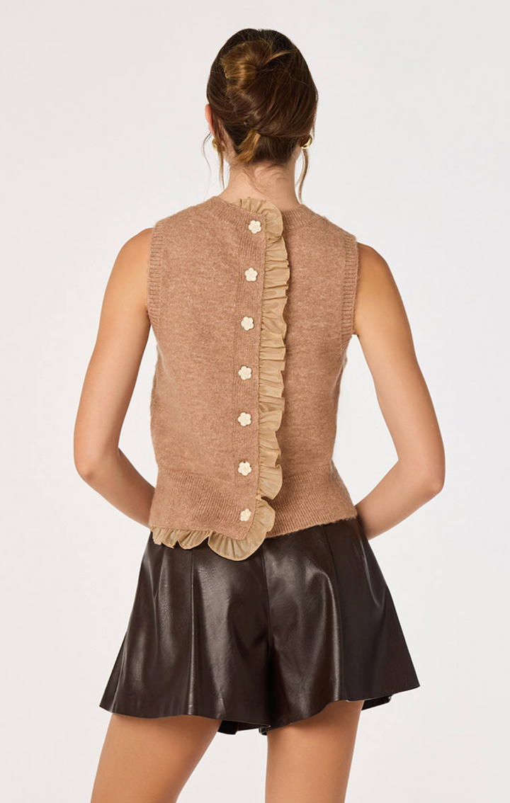PERNILLE CABLE KNIT SWEATER TANK