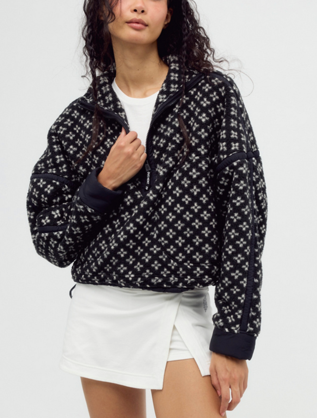 PRINTED MOUNTAIN HIGH 1/2 ZIP