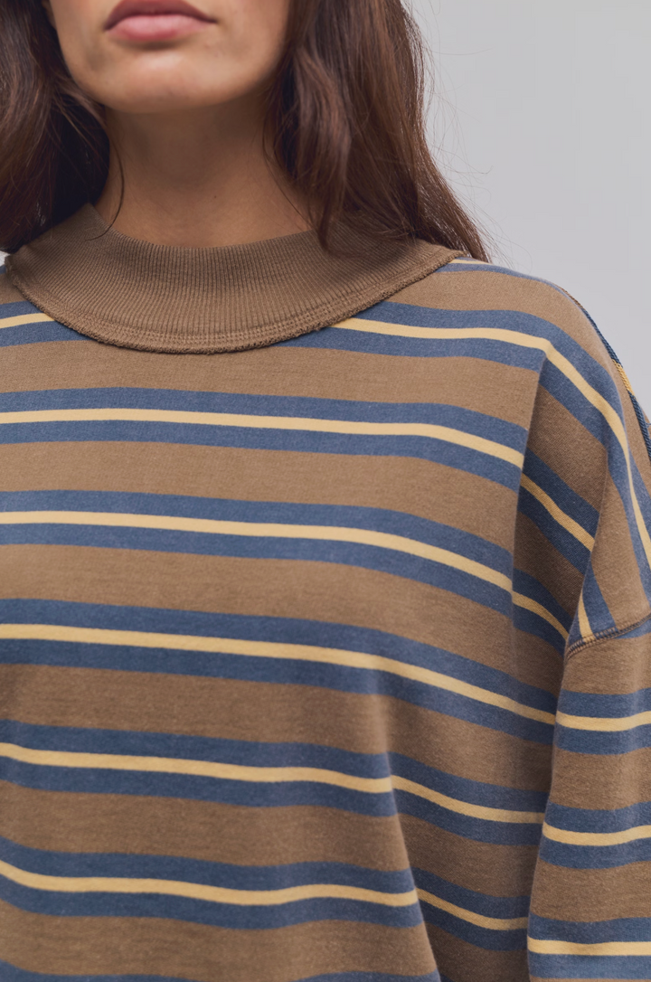PALM SPRINGS STRIPED PULLOVER