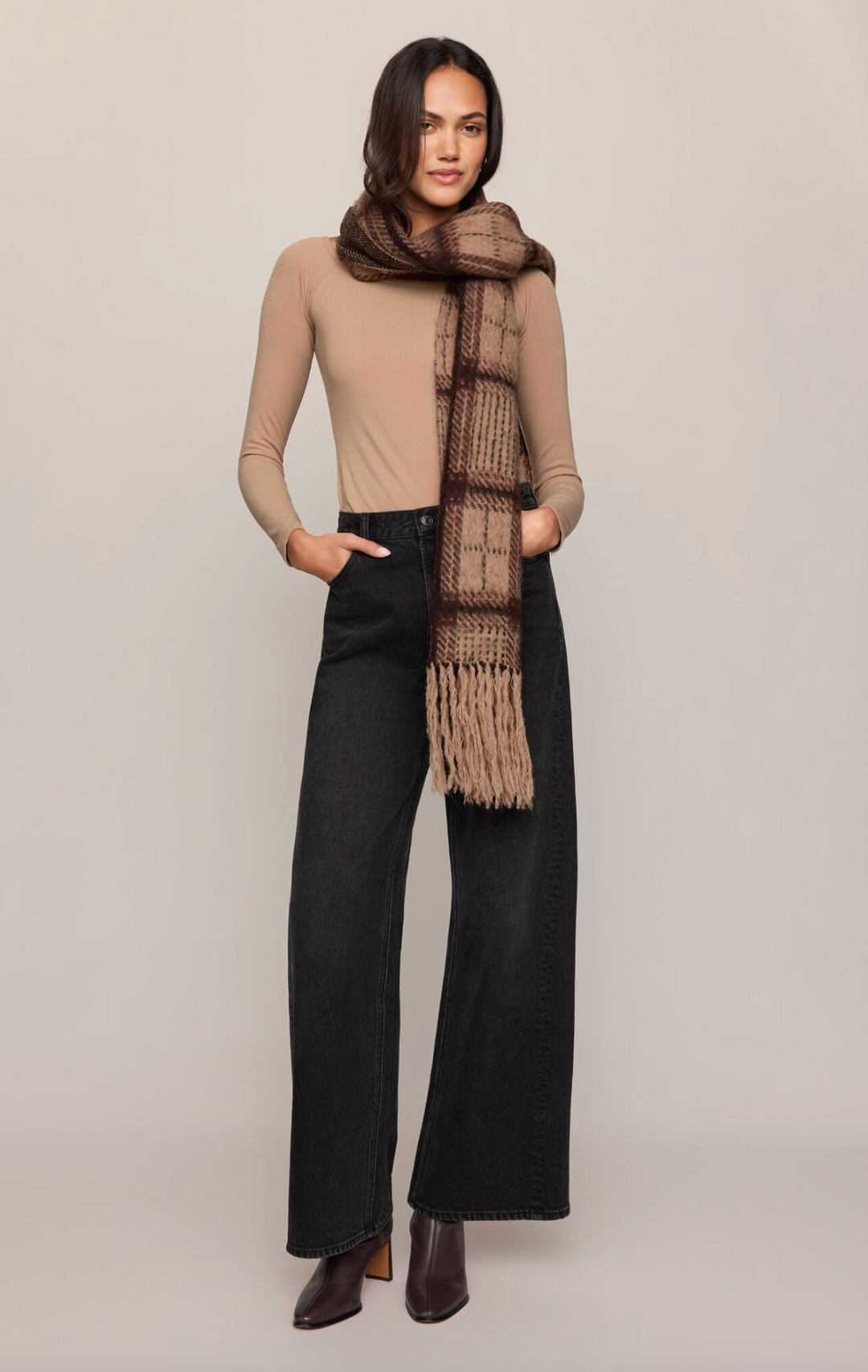 FROSTLINE PLAID SCARF