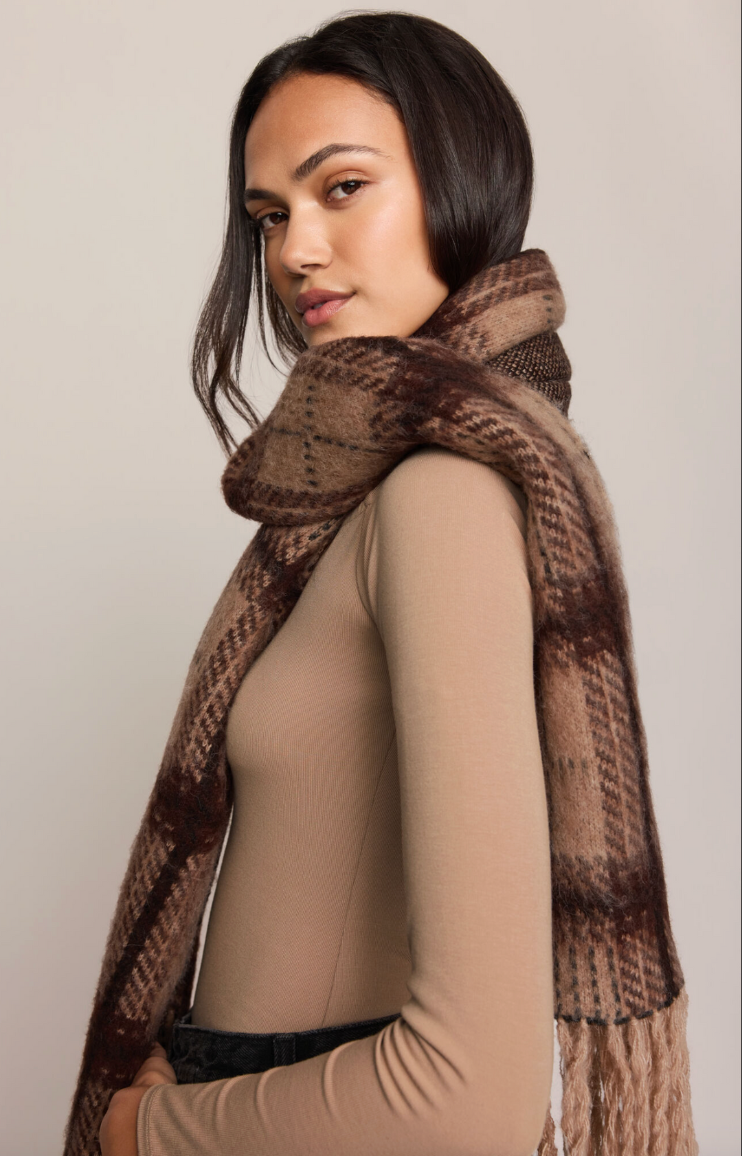FROSTLINE PLAID SCARF