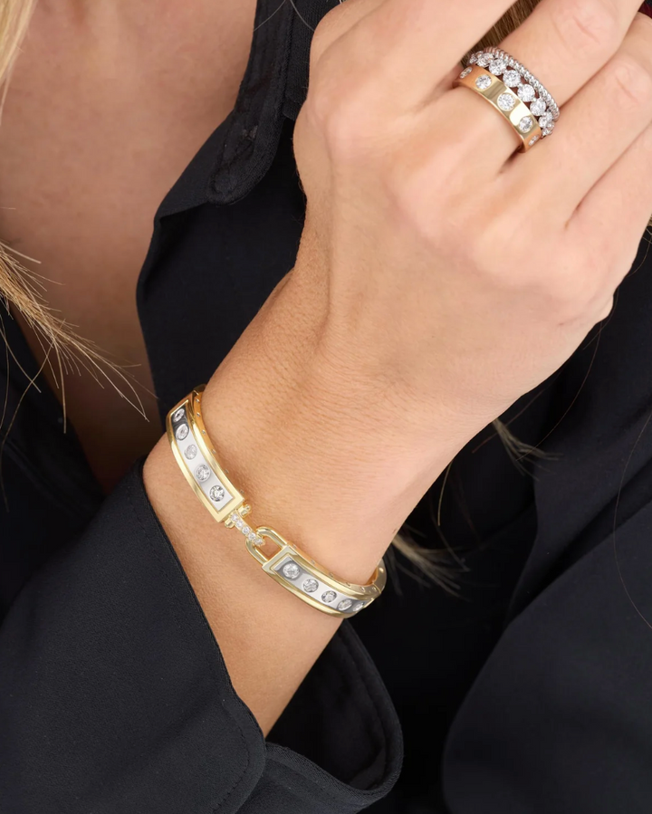 ASHLEY RODEO TWO-TONE CUFF 9MM