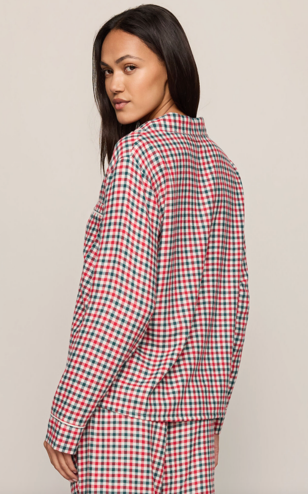 JOLLY GINGHAM PJ TOP