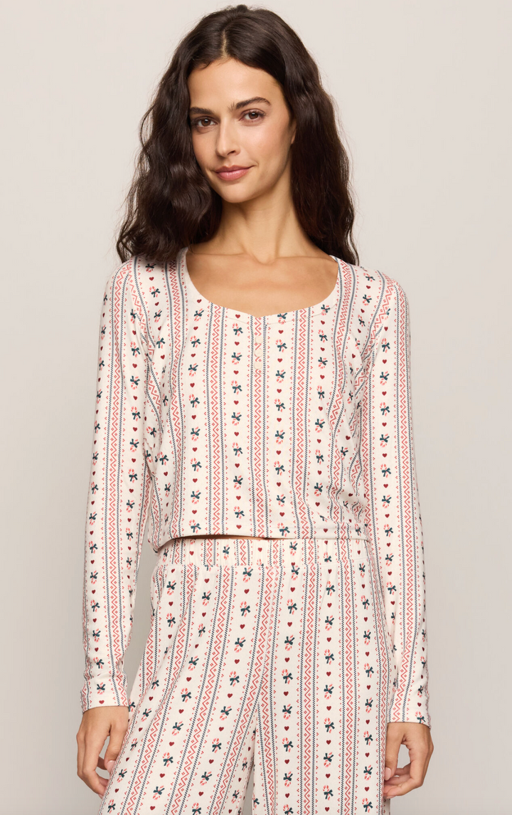 CANDY CANE L/S TOP