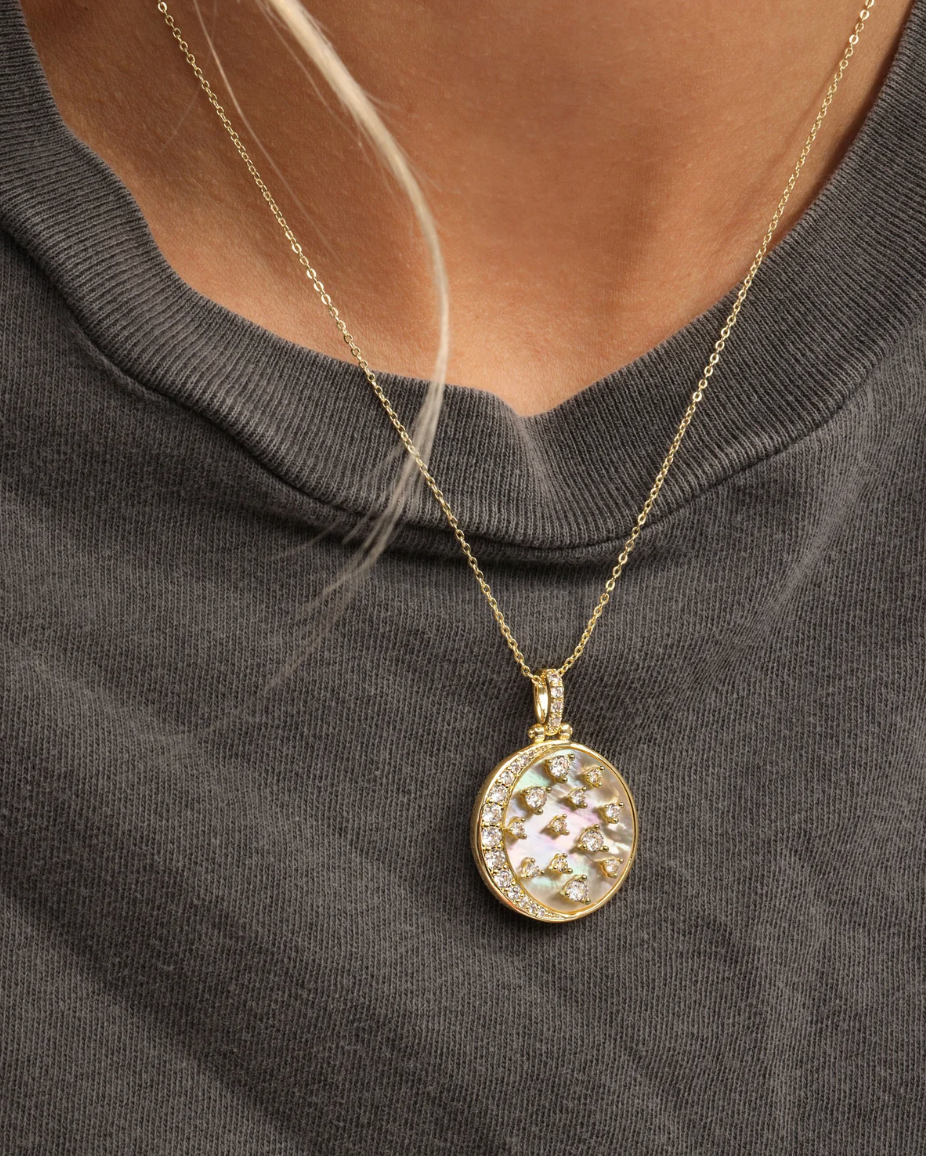 SWEET DREAMS MEDALLION NECKLACE
