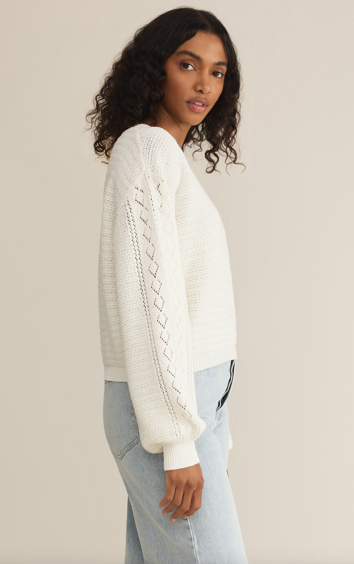 WHITNEY CROCHET SWEATER