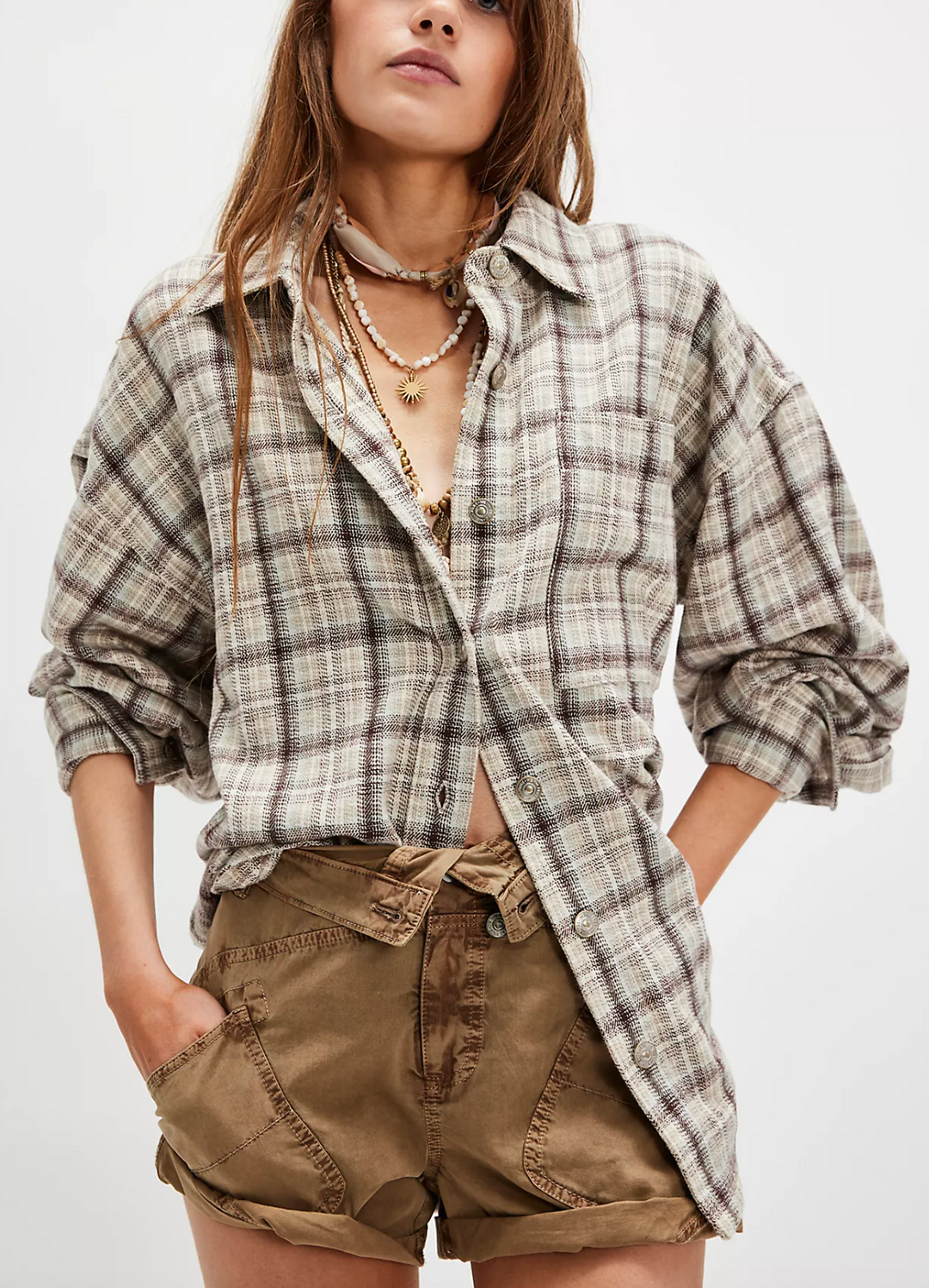 ASHLEY PLAID SHIRT