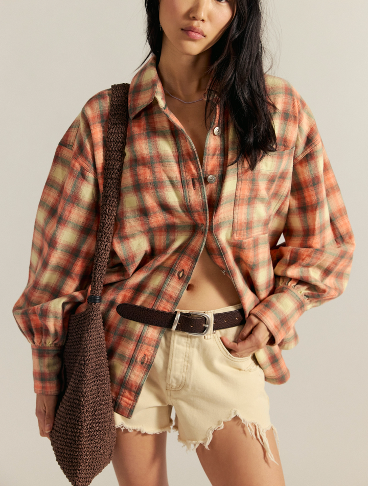 ASHLEY PLAID SHIRT