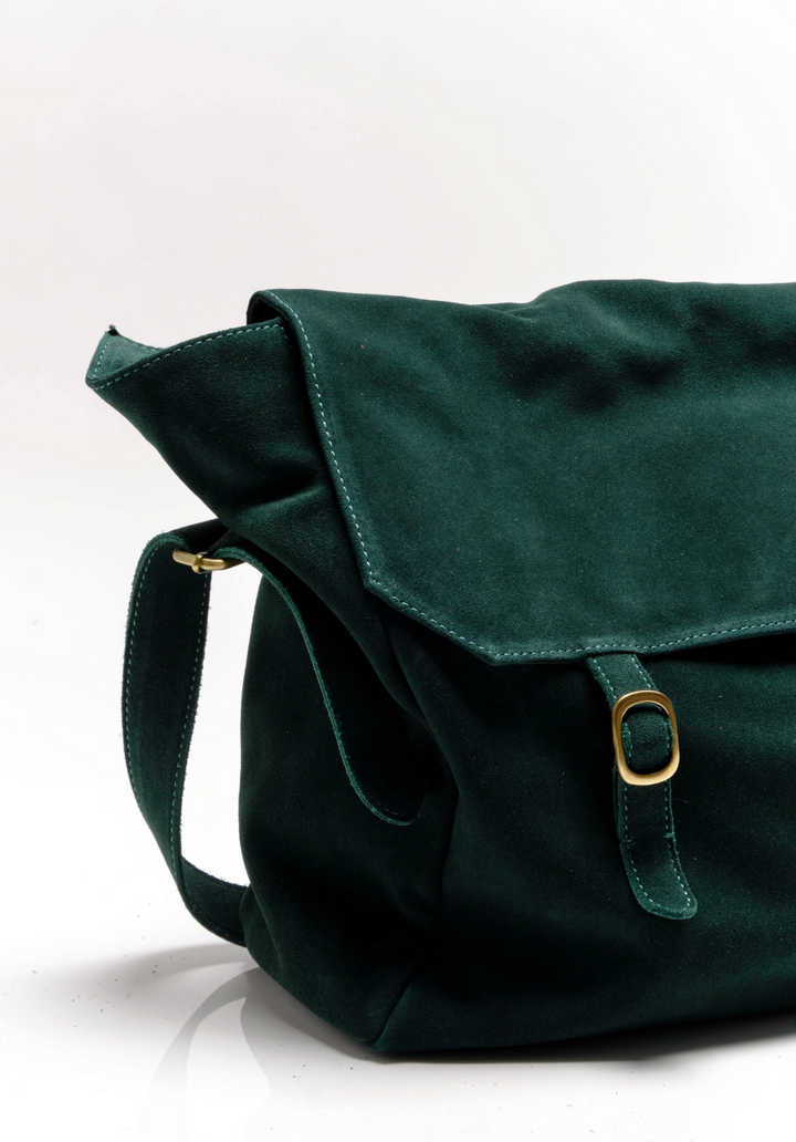 ZAHARA SUEDE MESSENGER BAG