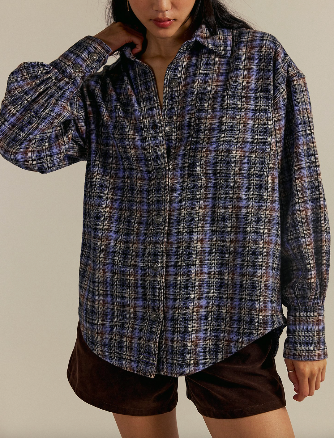 ASHLEY PLAID SHIRT